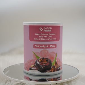 water chestnut popping boba pink color new