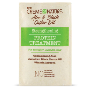 con aloe & castor protein treatment (case of 6 sachets)